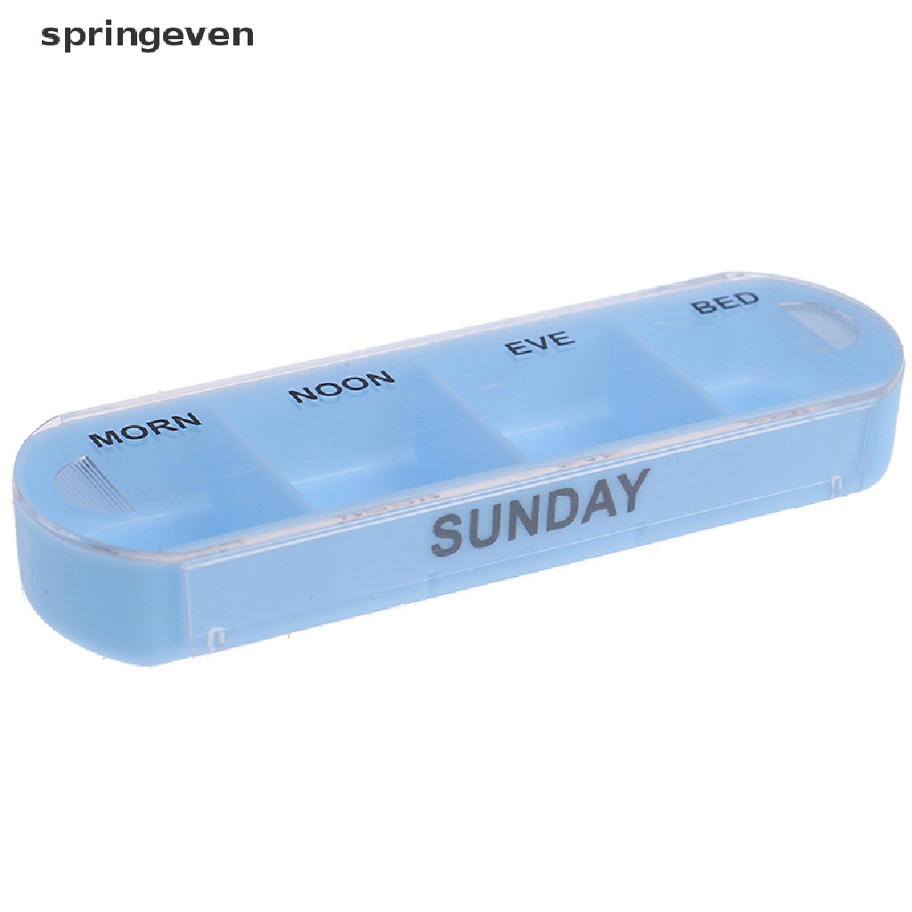 Hộp Đựng Thuốc 7 Ngày Bằng Nhựa Tiện Dụng Khi Đi Du Lịch