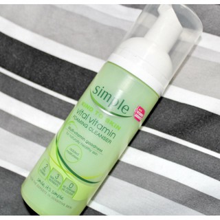 Sữa rửa mặt Simple dạng foaming