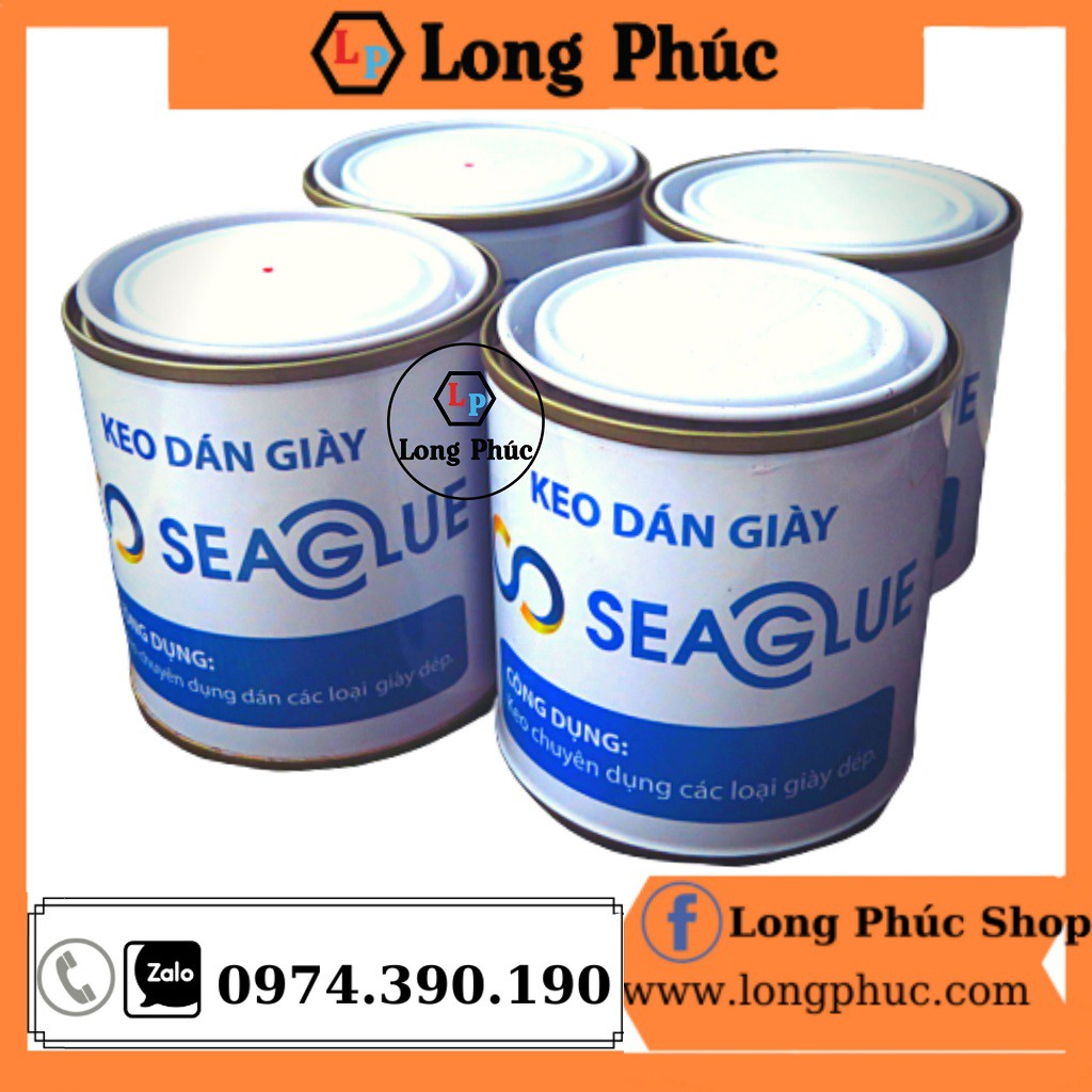 Keo Dán Giày Seaglue 300Gram, Bám Dính Chắc, Chịu Nước, Bền, Dẻo Sau Khi Dán.