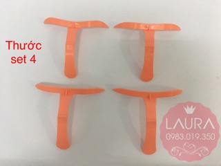 4 Thước vẽ lông mày dùng trong phun xăm