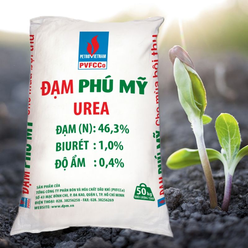 Phân Đạm Phú Mỹ - Đạm Ure 1kg - Phát triển cành lá, nảy chồi, giúp cây tăng trưởng và phát triểnMS17