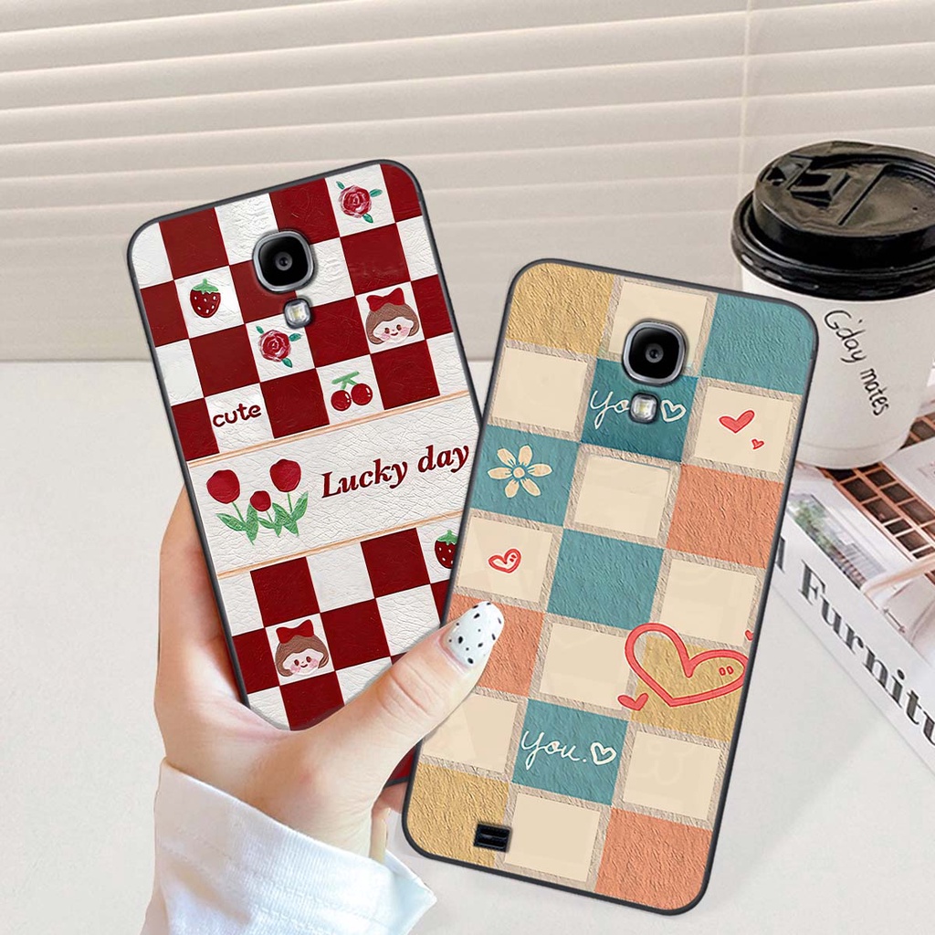 Ốp Samsung S4 / S5 caro trái tim cá tính, thời trang siêu đẹp, siêu phong cách