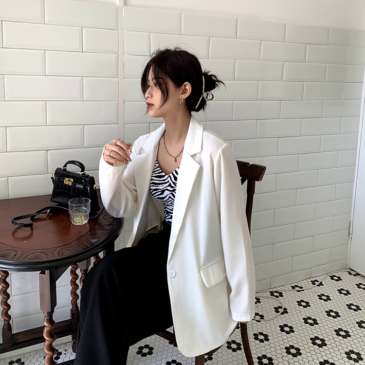 SUXI Áo Khoác Nữ Màu Sắc Thanh Lịch