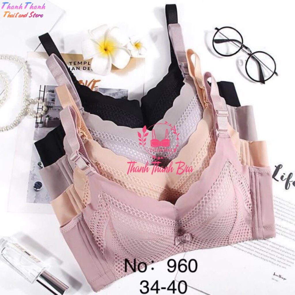 Áo lót thái lan Cao cấp Anny 960 – Áo lót bigsize không gọng, mút mỏng