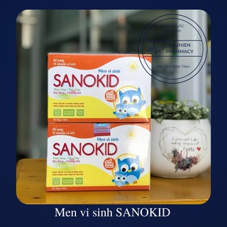 [Hàng tốt] Men vi sinh SANOKID - Bổ sung vi khuẩn có lợi (Hộp 20 ống)
