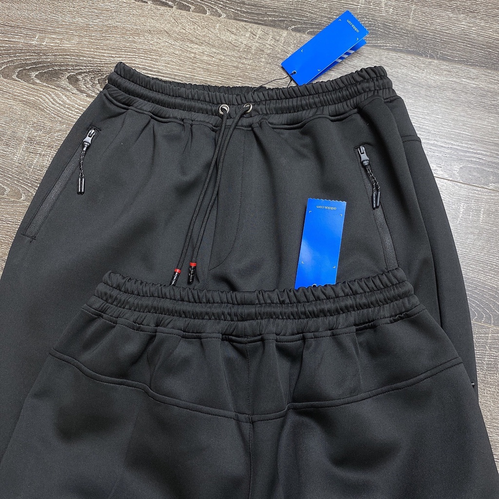 Quần Jogger Nam Ống Côn Thể Thao Cạp Chun Dây Rút Túi 2 Bên Kéo Khóa Trẻ Trung Tập Gym