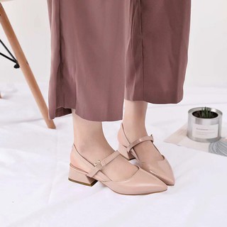 Giày gót kiểu cao 4cm	- CG203