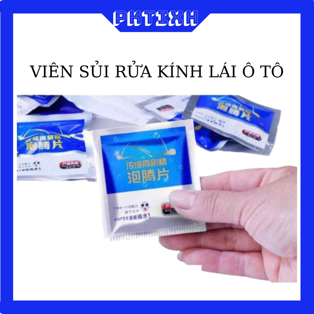 viên sửi rửa kính lái ô tô ,lamd sạch kính bảo vệ cần gạt