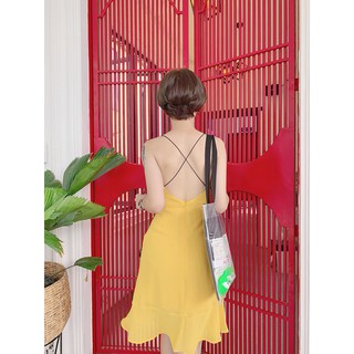 Đầm đuôi cá dây tròn