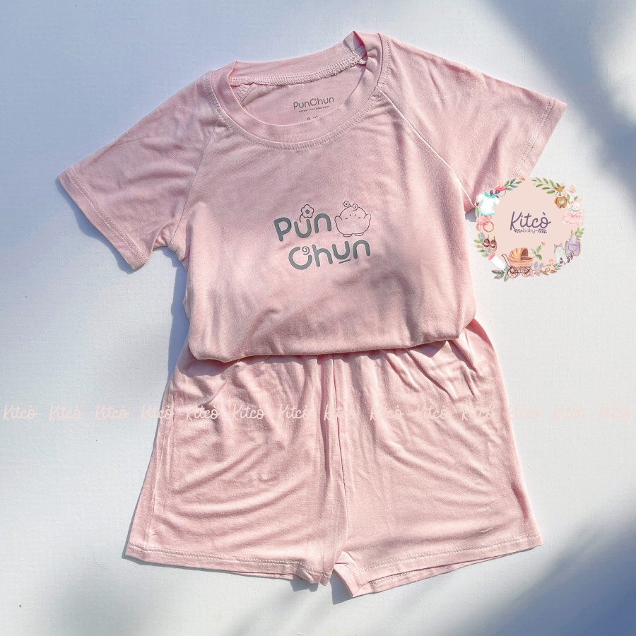 PUNCHUN bộ cộc tay raglan