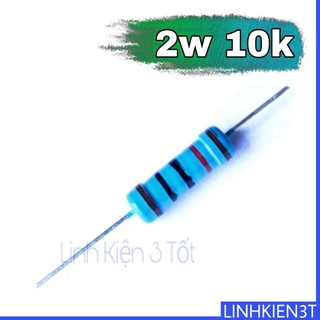 ( Túi 10 con ) Điện Trở 2W 1% 10k ohm chân đồng