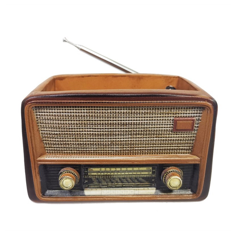 Chậu Trồng Cây Hình Radio Phong Cách Retro