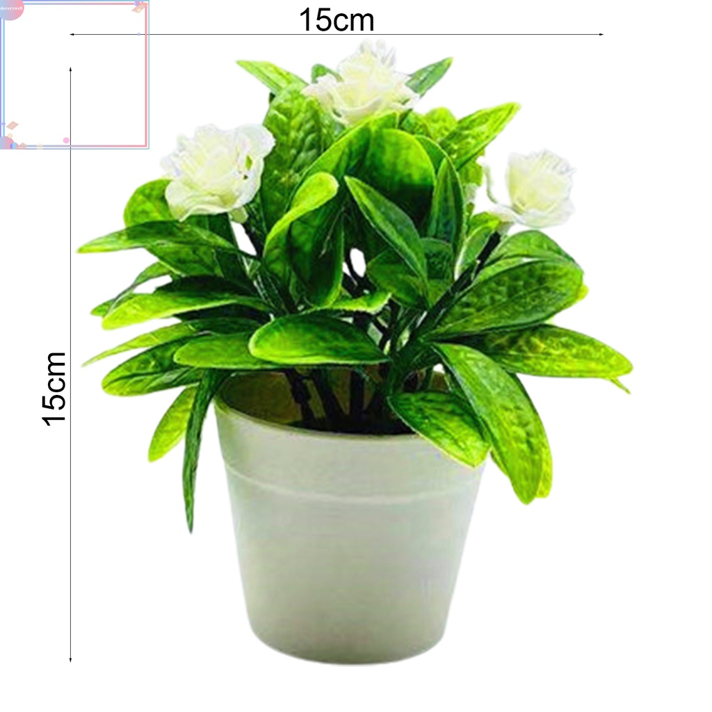 Chậu cây giả nhiều màu sắc tùy chọn chuyên dùng trang trí phòng khách