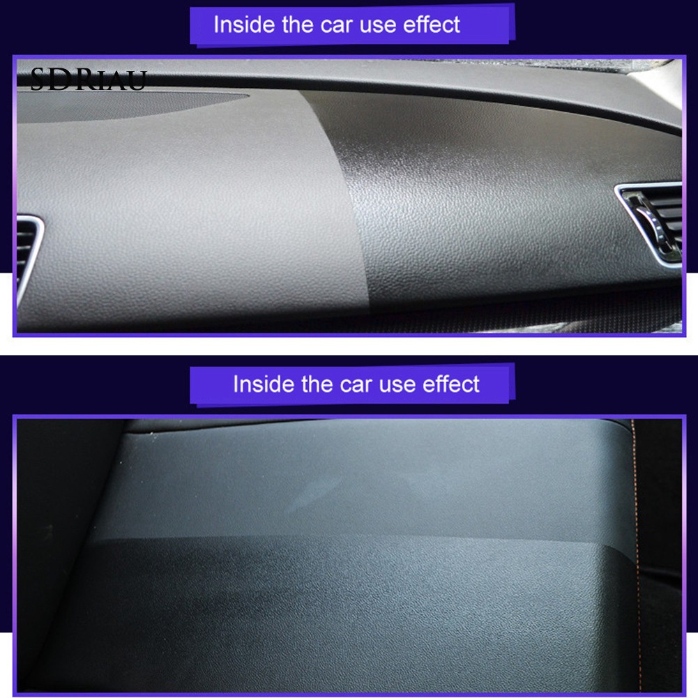 【Ready Stock】50ML Car Vehicle Wax Interior Restorer Dashboard Seat Glossing Maintenance Tool