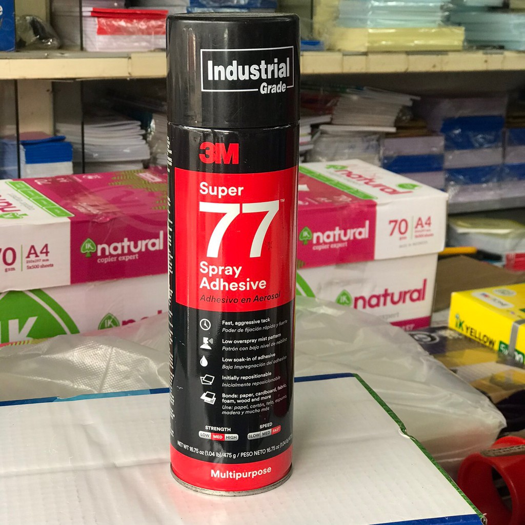 Keo 3M 75 77 Repositionable Spray Adhesive - keo xịt đa năng 3m75 3m77