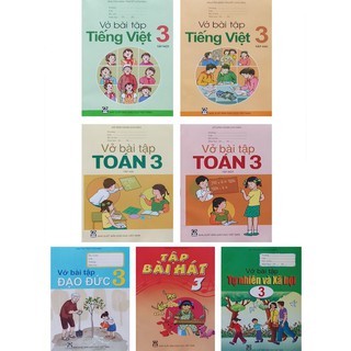 Bộ Sách Giáo Khoa Bài Tập - Lớp 3 - 07 Cuốn - Tái Bản 2021