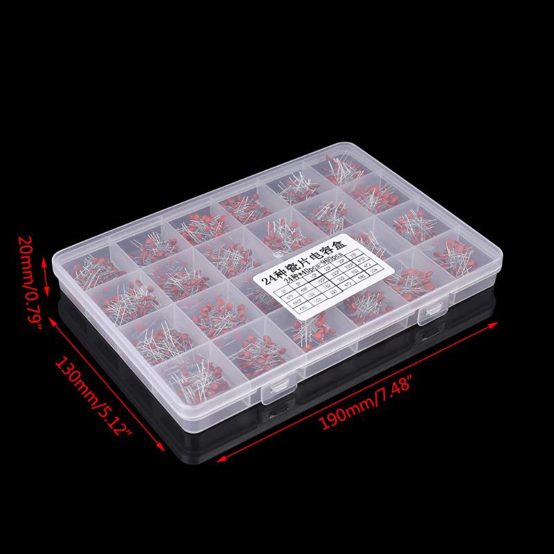 Bộ 960 Linh Kiện Điện Tử 50v 24 Giá Trị