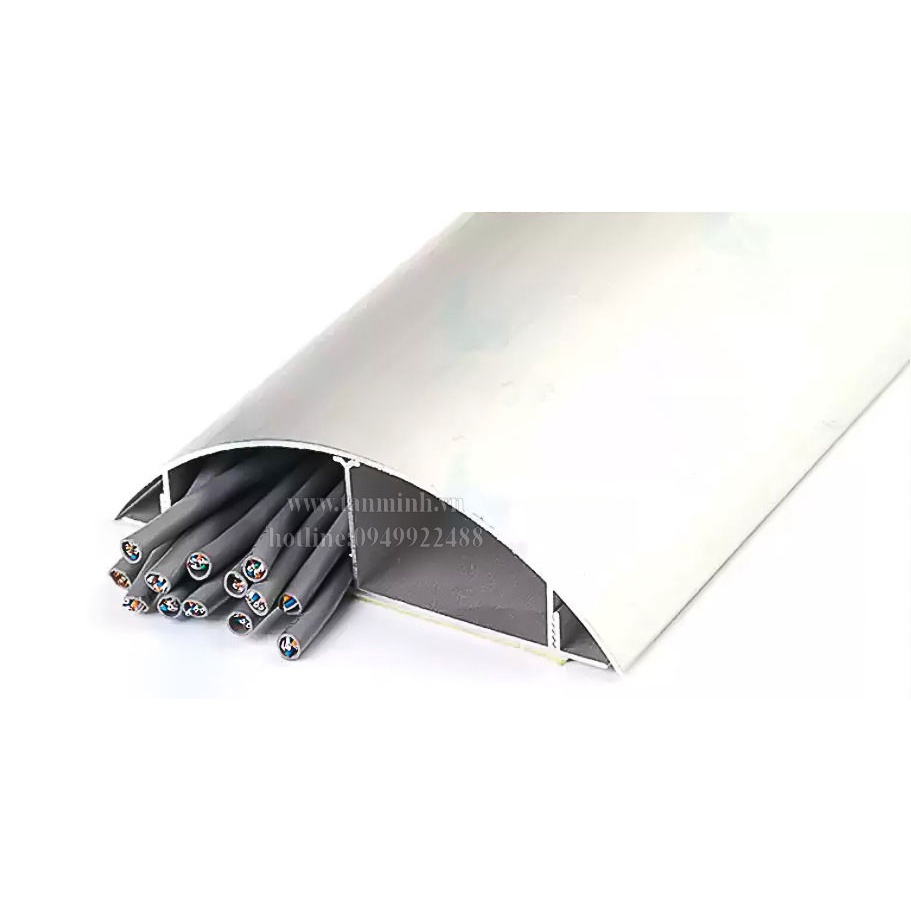 Ghen bán nguyệt nhôm D120x27mm