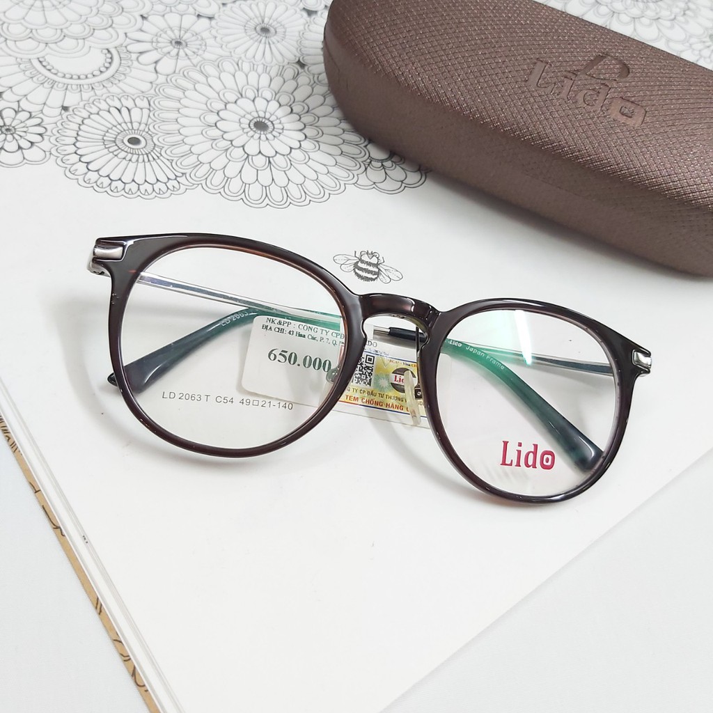Gọng kính Nhật LIDO TR90 càng Titanium Frame Japan