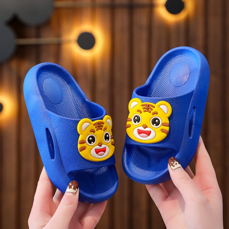 Dép lê quai ngang cho bé trai bé gái hình Hổ, dép nhựa xốp chống trơn trượt Tula Store