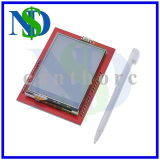 Màn hình lcd 2.4 inch tft cho arduino uno r3 ban và hỗ trợ mega 2560 có cảm ứng bút, bài uno r3
