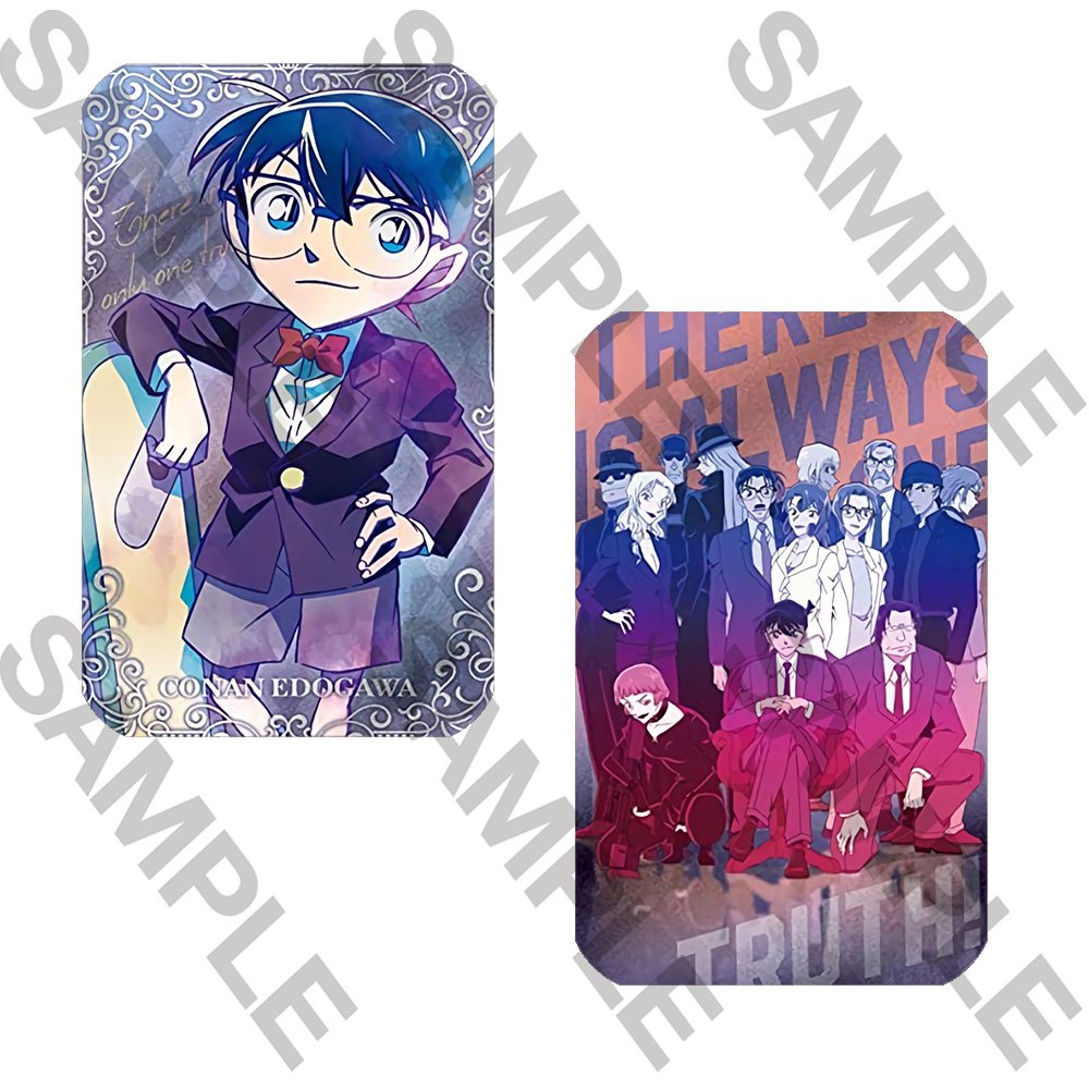 Ảnh card bo góc in hình THÁM TỬ LỪNG DANH CONAN Detective Conan ver LÒE LOẸT thẻ bo viền 5*8cm anime chibi 1 tấm