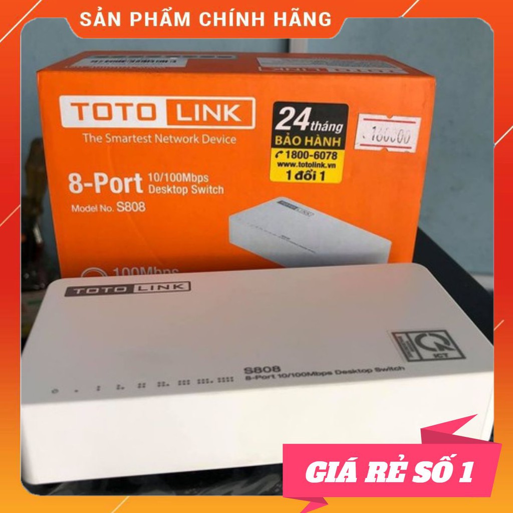 [Chính Hãng] Bộ chia mạng Totolink 8 Cổng cao cấp BH 24 tháng