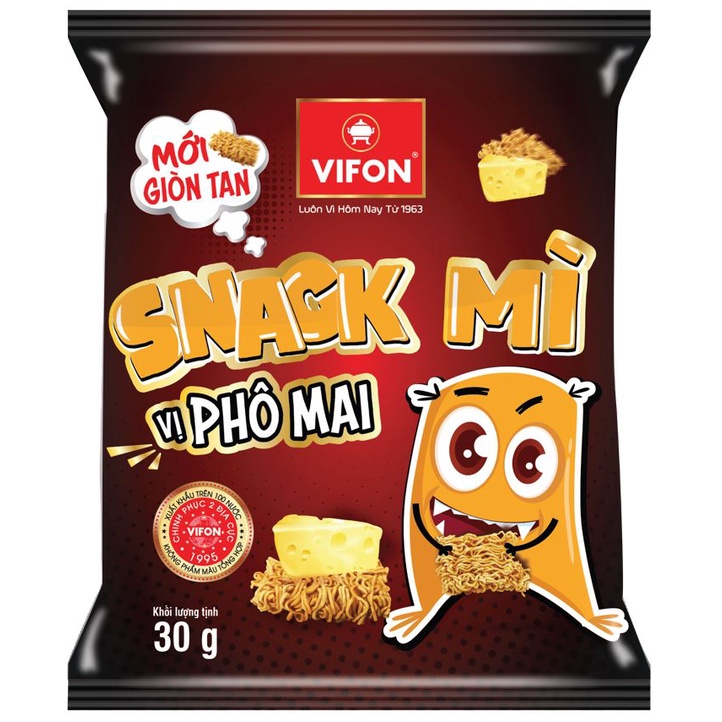Thùng 24 Snack Mì Phô Mai VIFON