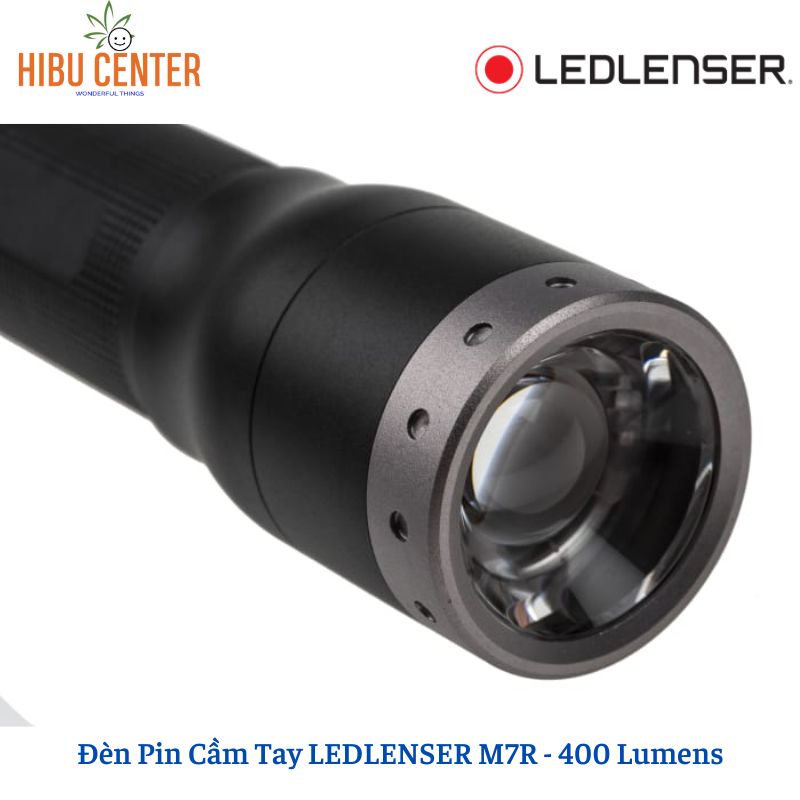 Đèn Pin Cầm Tay Siêu Sáng LEDLENSER M7R 400 Lumens - Gồm Pin Và Bộ Sạc Từ Tính | Hibucenter