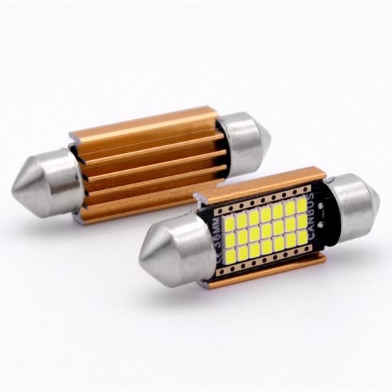 (Festoon 15smd 2016) 1 bóng đèn led trần ô tô 31mm 36mm 39mm 42mm