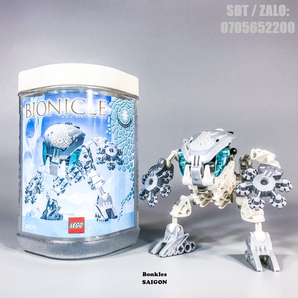 Đồ Chơi Mô Hình Vintage lắp ráp LEGO Bionicle: Bohrok-Kal Kohrak-Kal 8575 Chính Hãng Đan Mạch (2003)