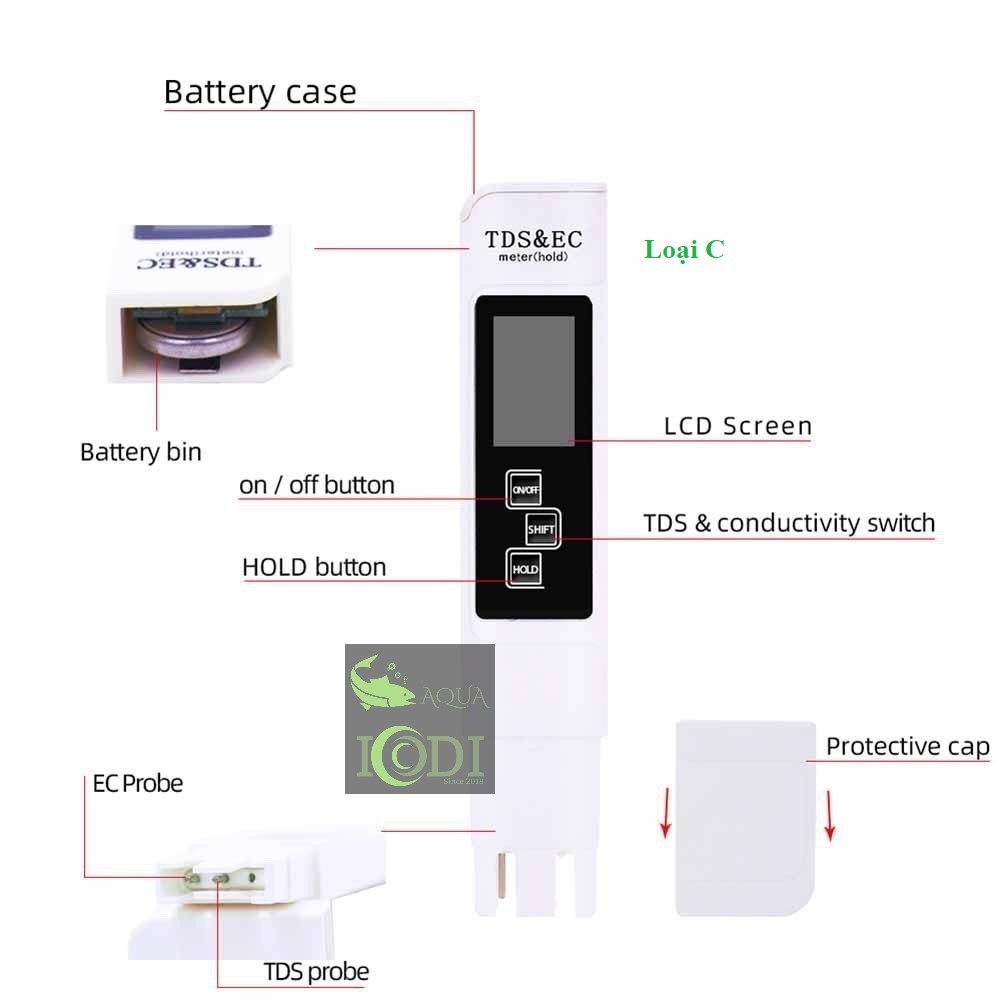 Bút Đo TDS Bể Cá Cảnh - Bể Thủy Sinh