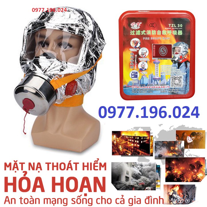 Mặt nạ thoát hiểm đám cháy, chống khí độc