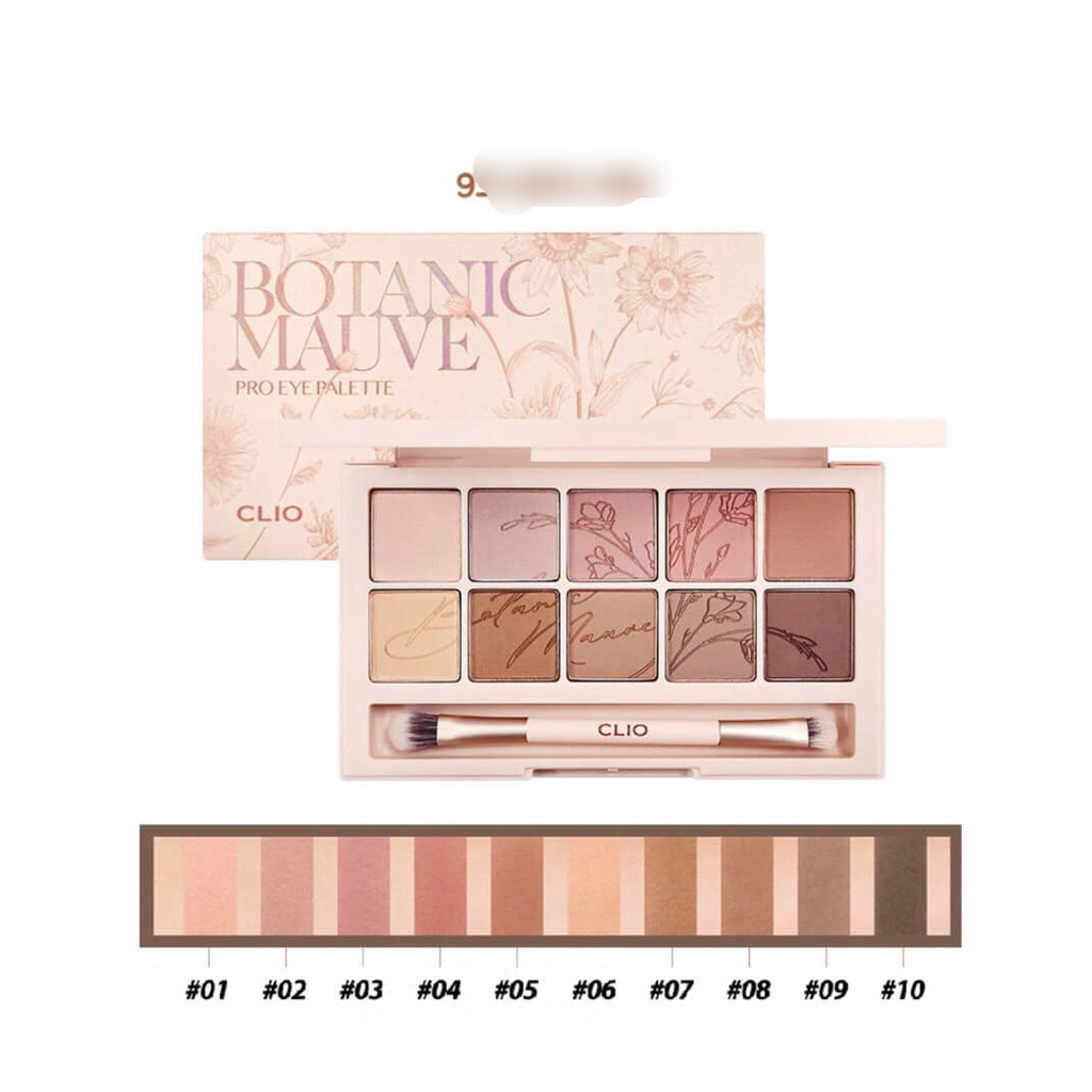 Bảng Phấn Mắt 10 Ô Clio Pro Eye Palette