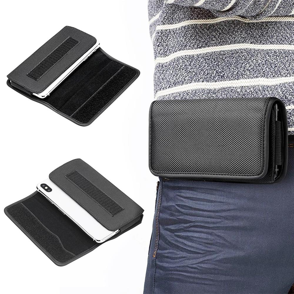 Túi Đựng Điện Thoại Đeo Hông Bằng Vải Oxford Kích Thước 3.5-6.3inch