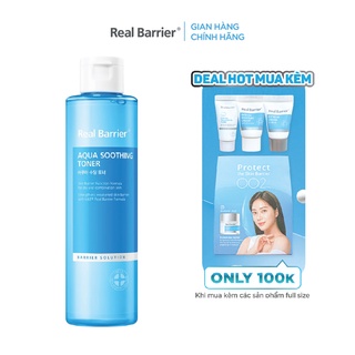 Nước cân bằng cấp nước làm dịu REAL BARRIER Aqua Soothing Toner 190ml