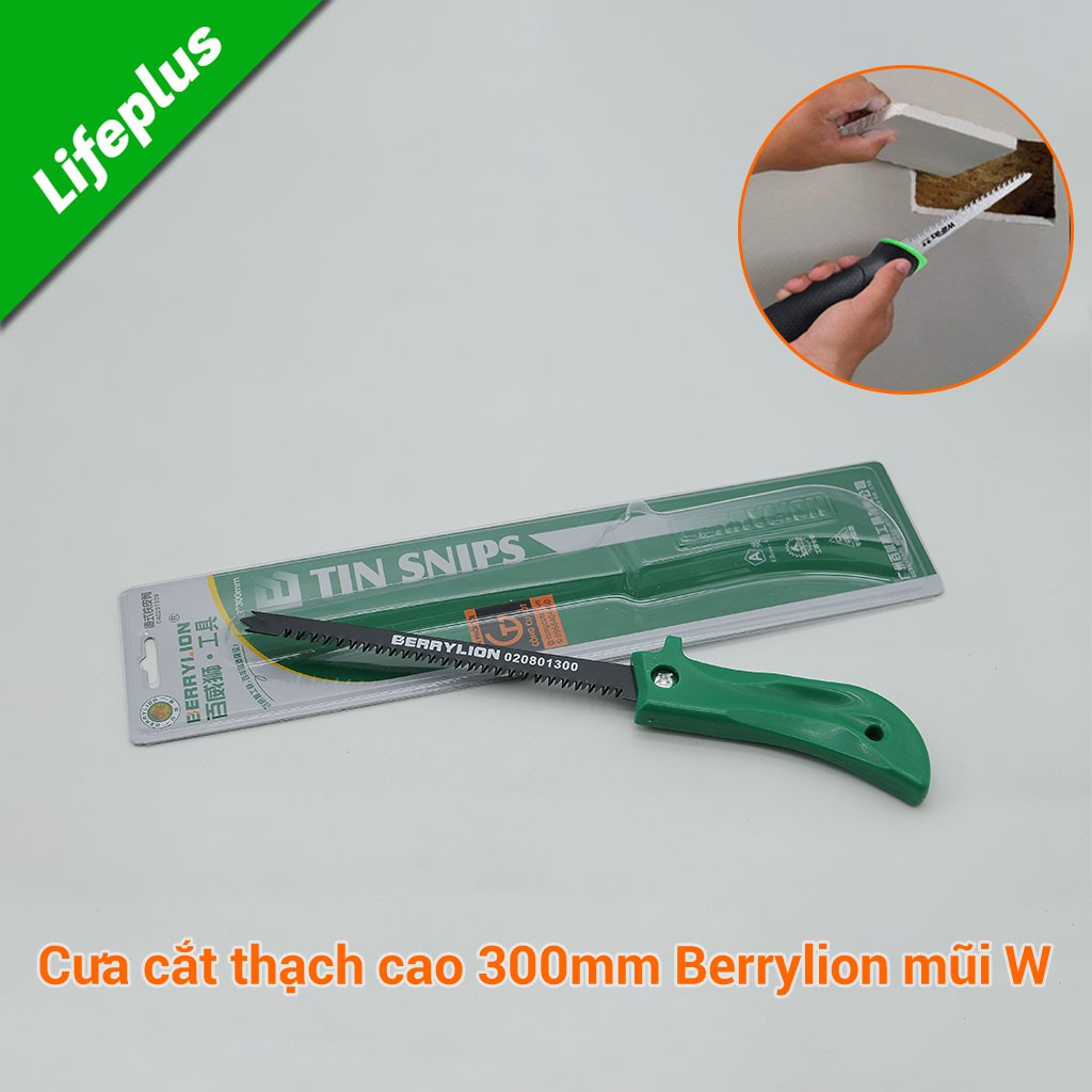 Cưa thạch cao 300mm Berrylion mũi W