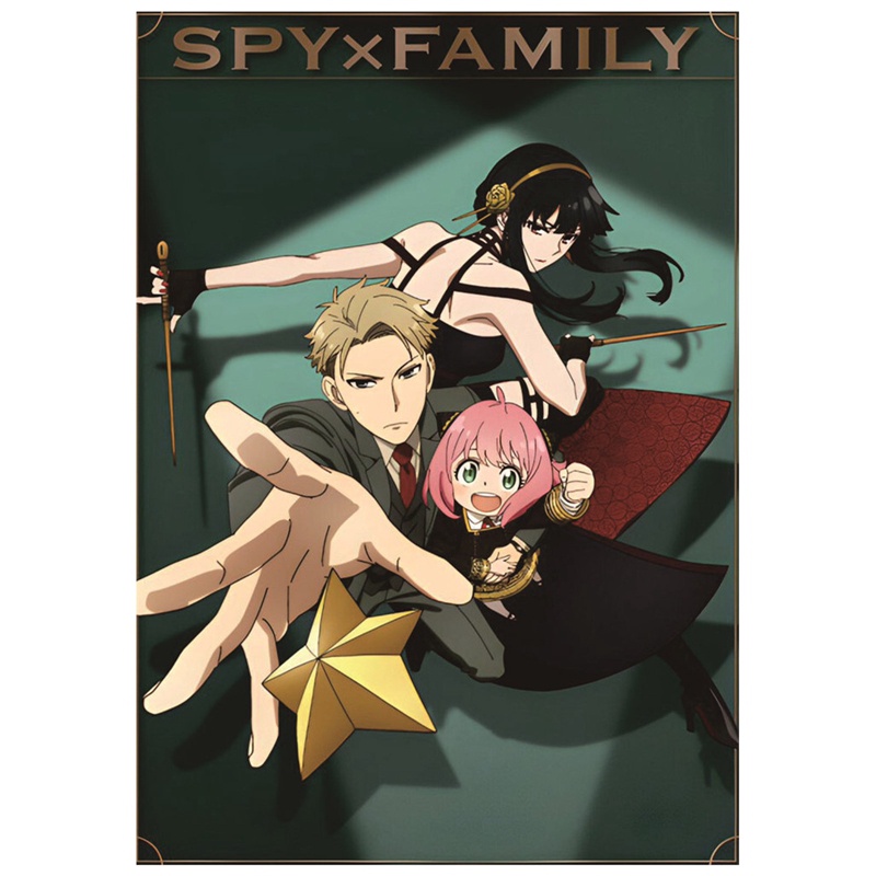 flowersqueen Poster Treo Tường Hình Nhân Vật Phim Hoạt Hình Spy×Family