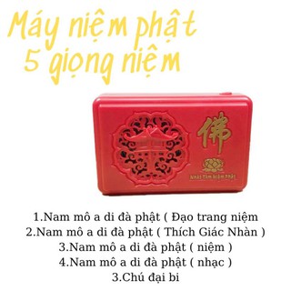 Máy niệm Phật tụng Kinh 5 giọng niệm