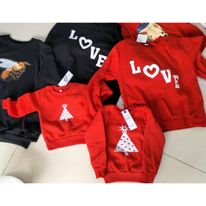 🌲🌲🌲VIDEO ÁO NỈ GIA ĐÌNH CÂY THÔNG NOEL, ÁO NỈ ĐÔI SWEATER  LOẠI 1 ĐỦ MÀU ĐỦ SIZE