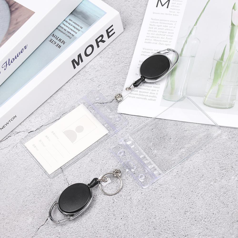 CACTU Ví Đựng Thẻ ID Bằng PVC Thời Trang Dành Cho Văn Phòng Ốp