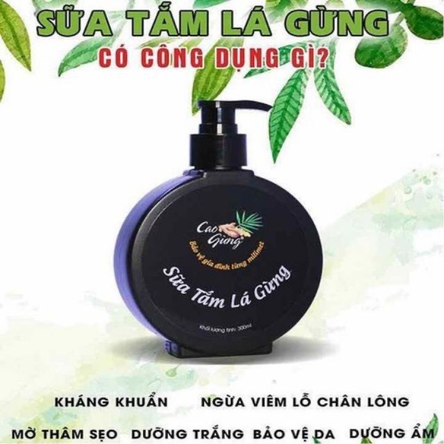 (Sale) Sữa tắm lá gừng Thiên Nhiên Việt Chính hãng
