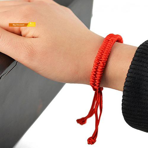 [Hàng Có Sẵn] Dây Bện Thủ Công Màu Đỏ Thời Trang Unisex