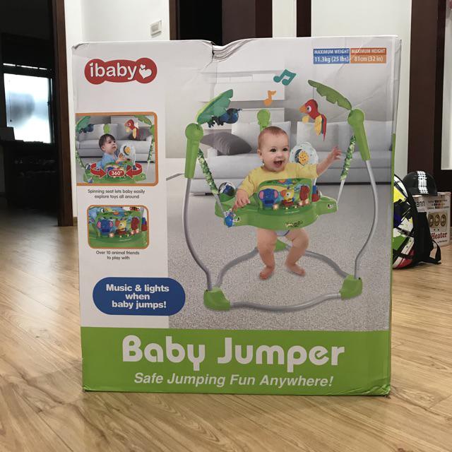 XẢ KHO GIÁ TỐT !!! Ghế nhún tập đứng có đèn nhạc cho bé IBABY