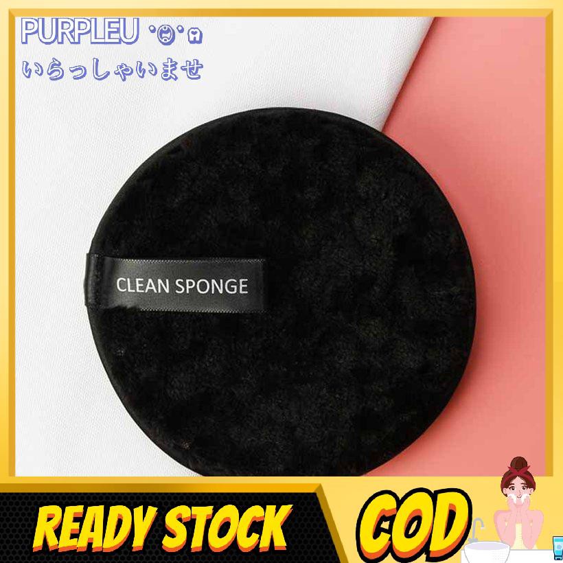 Lazy Water Cleansing Powder Puff Double - Sided Wash Sponge Cleansing Make Up Removal Pads Make Up Cleansing Pads