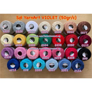 Combo 10 cuộn Sợi VIOLET Thổ Nhĩ Kỳ