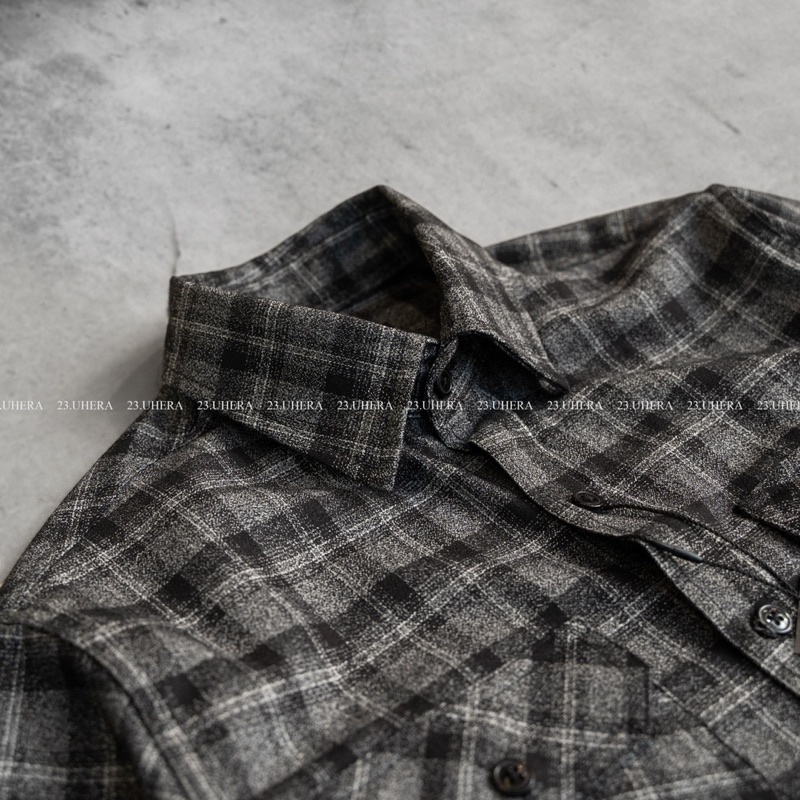 Áo sơ mi kẻ nam 23Uhera Dust Vintage