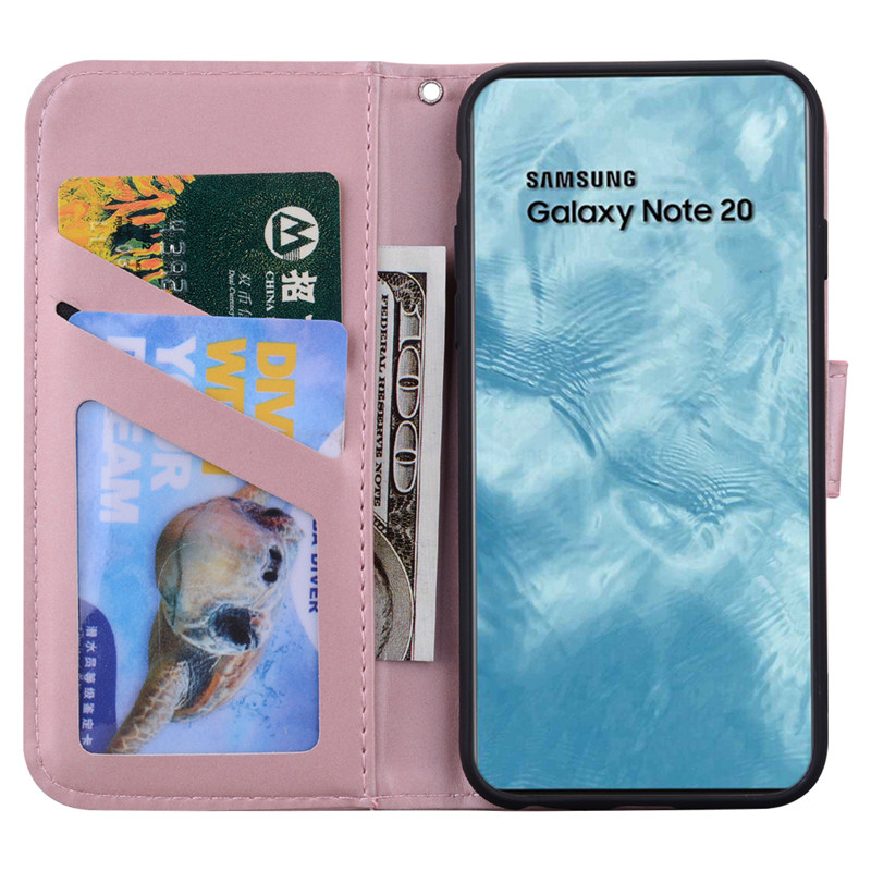 Bao Da Thiết Kế Dễ Thương Dành Cho Samsung Galaxy Note 20 Ultra 10 Plus Lite 9 A12 A21s A51 A52 A71
