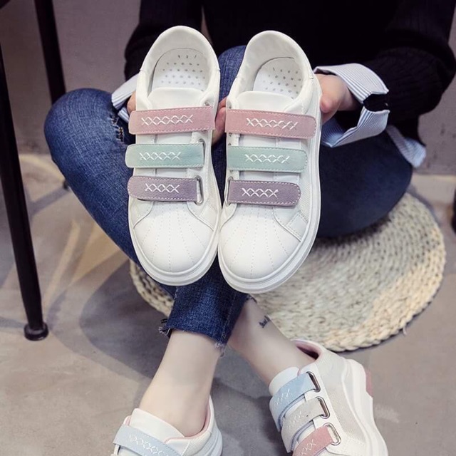 [ORDER] Giày thể thao quai dán 3 màu