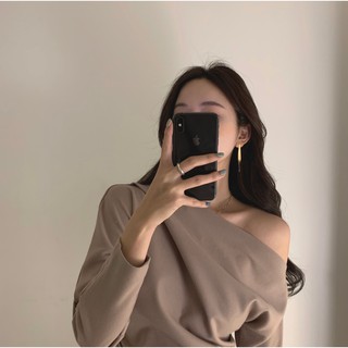 Đầm Lệch Vai Chiết Eo
